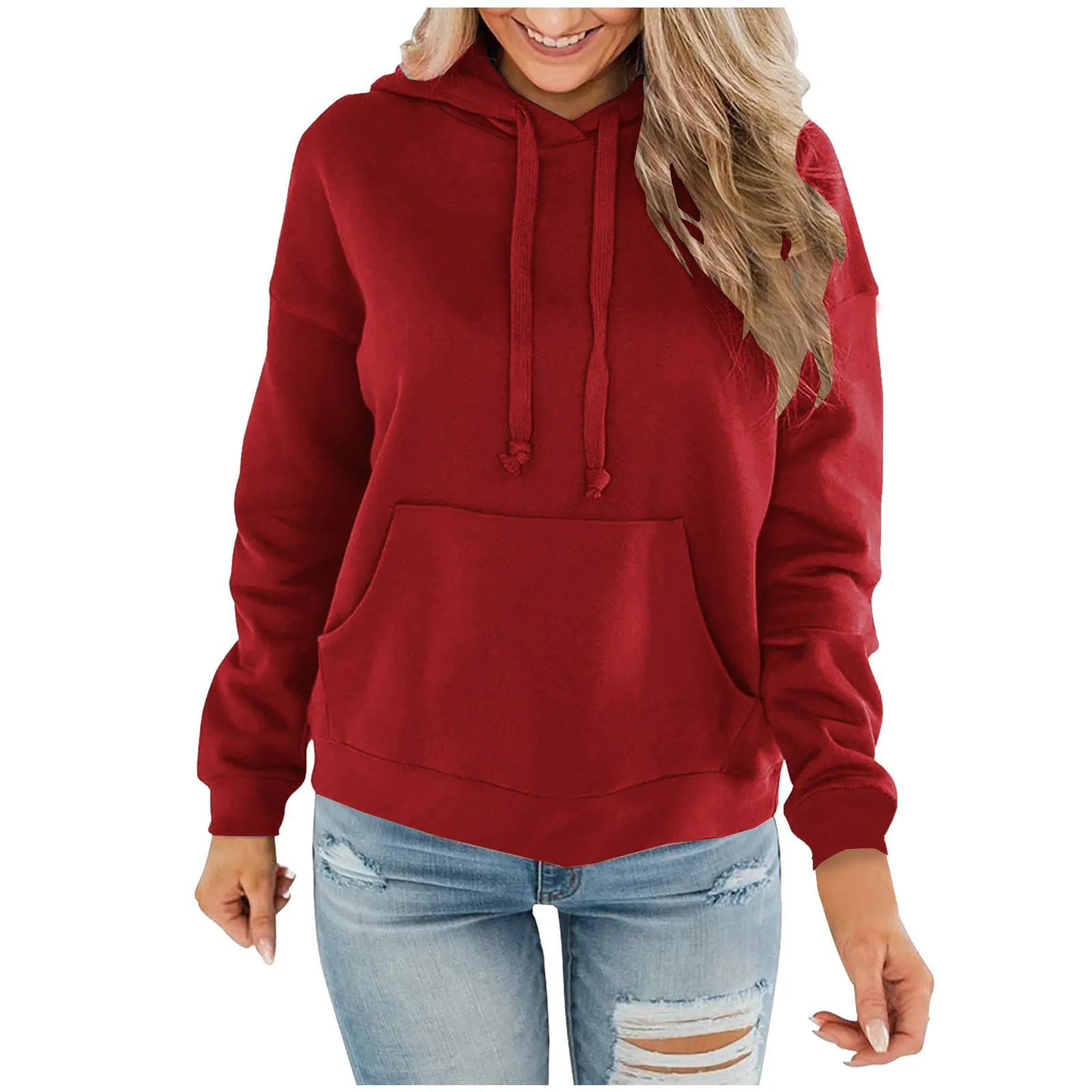 Charming Classy Versatile Women's Fleece-lined Casual Tops