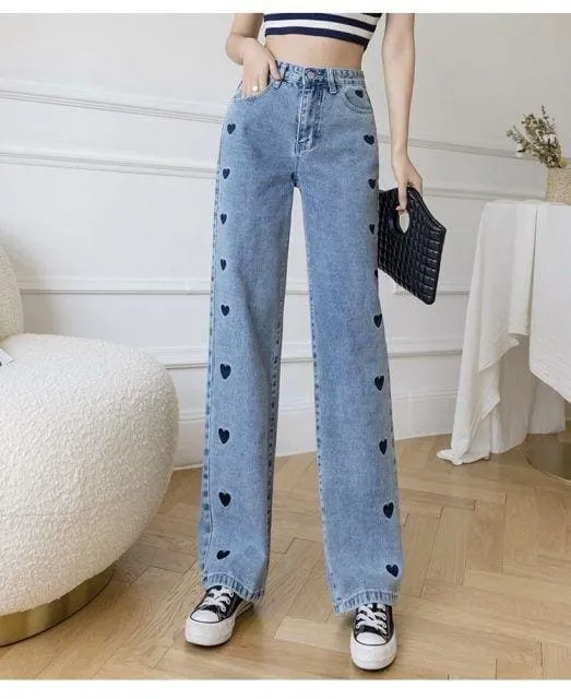 Chic Flare Jeans Pants F2668