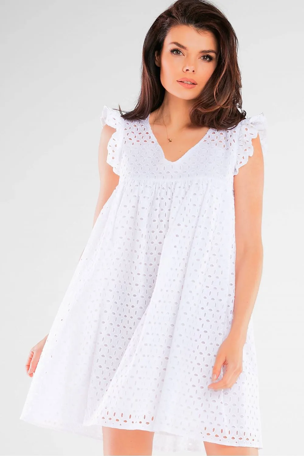 Chic Flared Lace Daydress