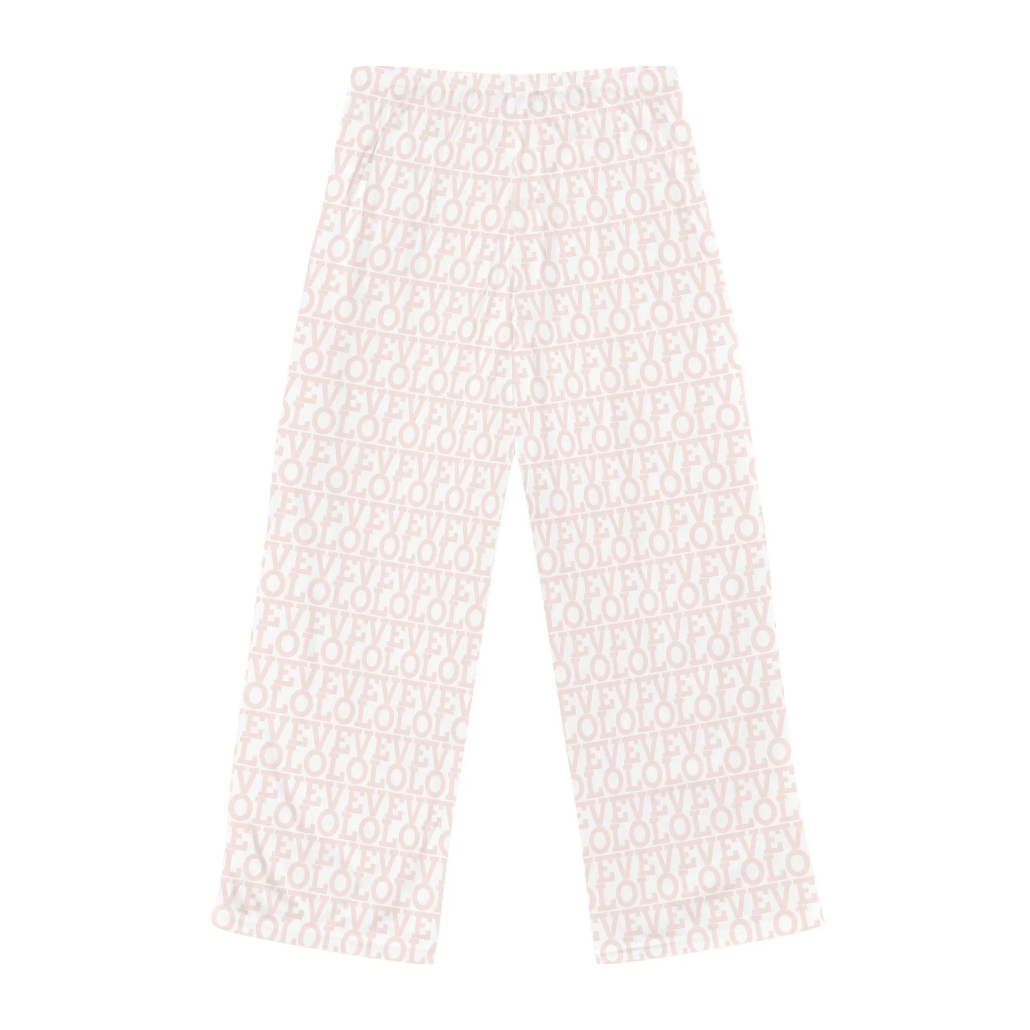 Chic Monogrammed Pink Lounge Pants for Women - Redefine Your Comfort Style