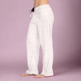 Chic Monogrammed Pink Lounge Pants for Women - Redefine Your Comfort Style