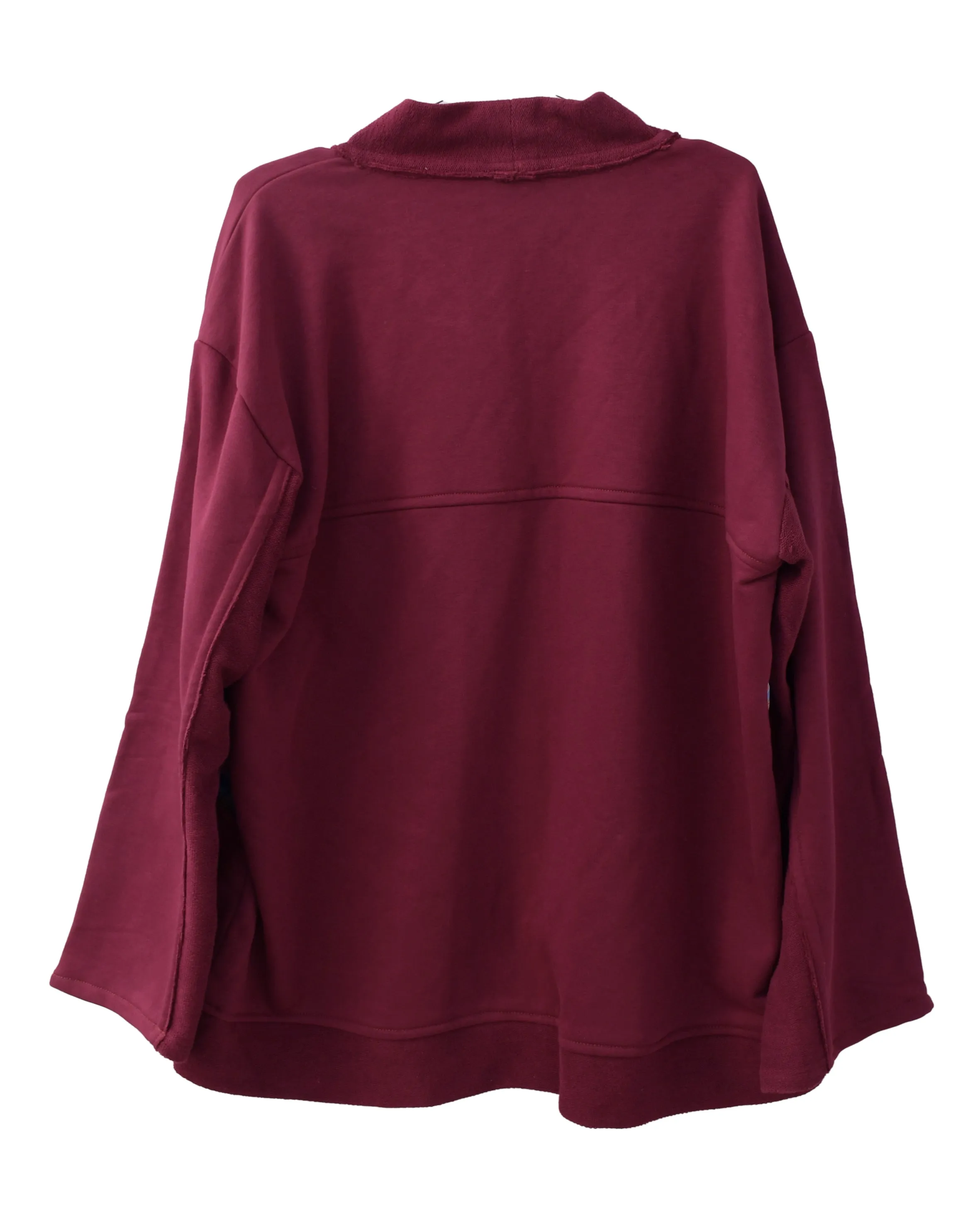 Cuddle Up Oversized Cardigan Burgundy