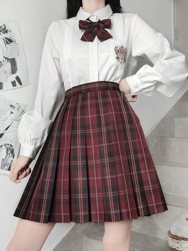 [Joyful Red] JK uniform skirt