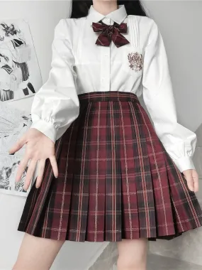 [Joyful Red] JK uniform skirt