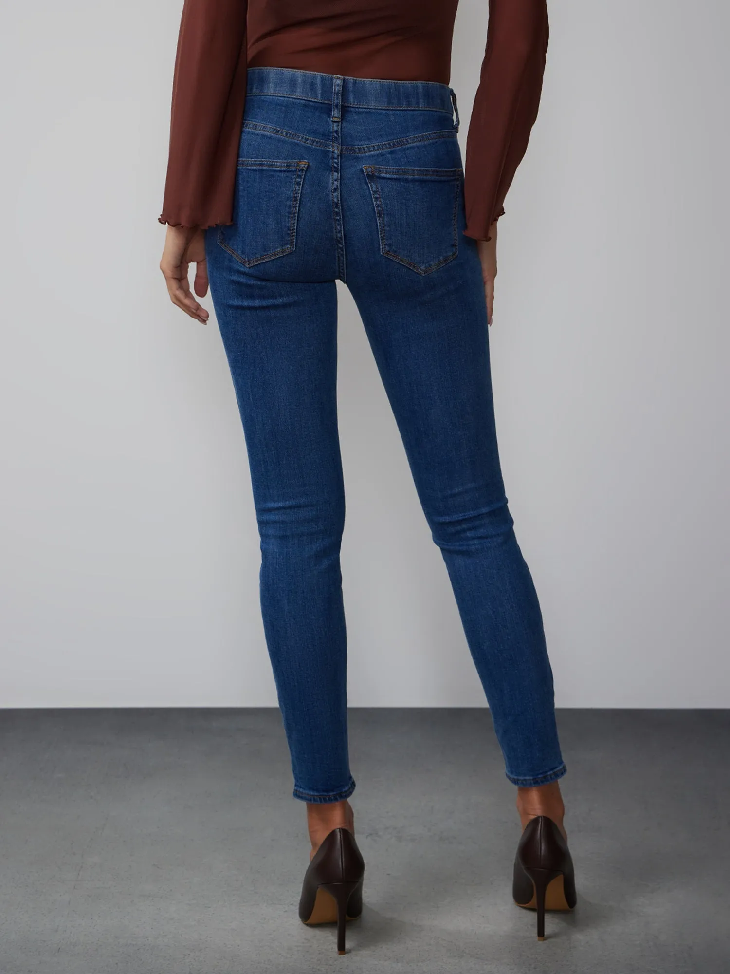 Tall Essential Mid Rise Skinny Jeans