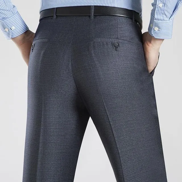 West Louis™ Business Thin Elegant Silk Trousers