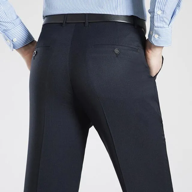 West Louis™ Business Thin Elegant Silk Trousers