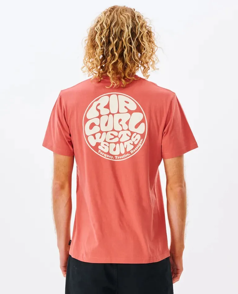 Wetsuit Icon Tee - Dusty Mushroom