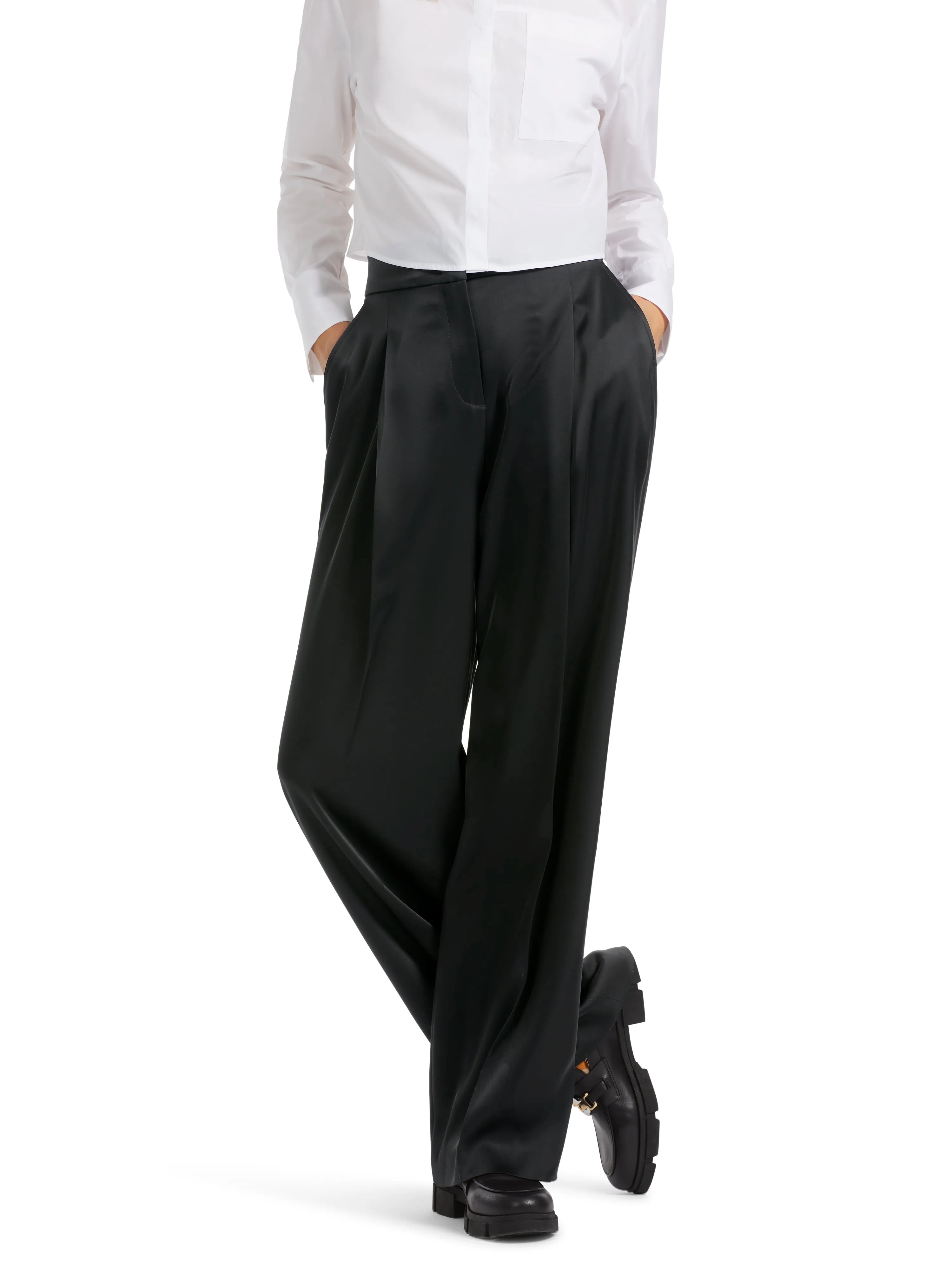 WIDE LEG ELEGANT EVENT PANTS